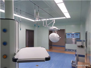 Hospital operating room construction site